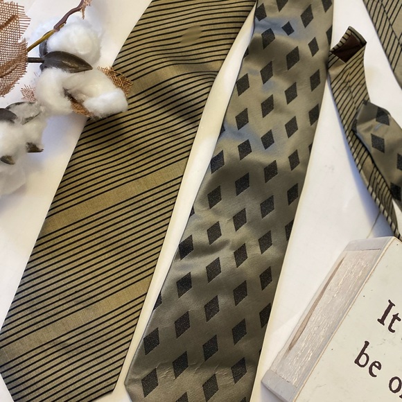 Men neck ties Lot Of 2 Mens Neck Ties fashion - Picture 2 of 6